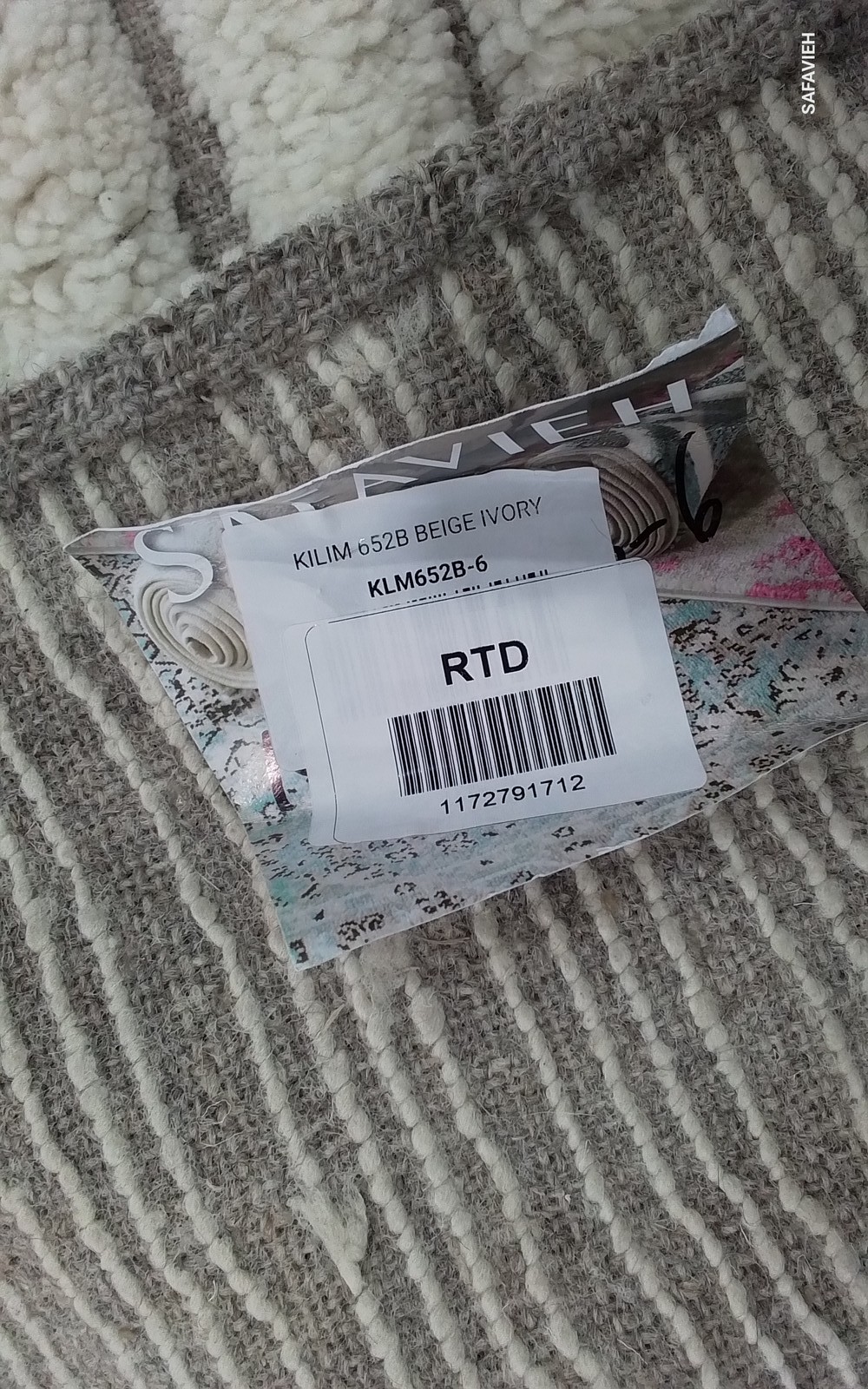 BEIGE / IVORY 6′-0″ x 9′-0″ Flaw in Rug, Reduced Price 1172791712 KLM652B-6