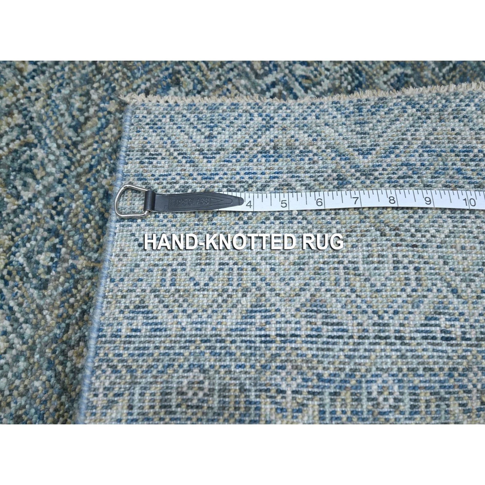 2’x3′ Blue Kohinoor Herat Pattern Soft Wool Hand Knotted Mat Oriental Rug 76886