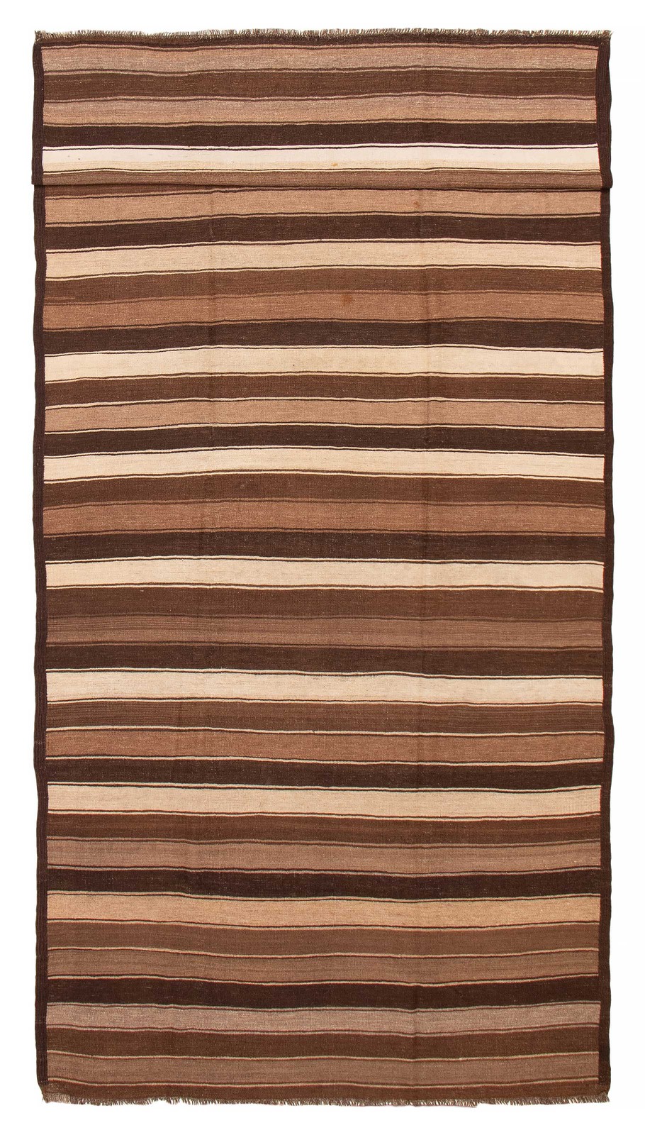 Vintage 6’5″ x 15’1″ Traditional Wool Hand Woven Oriental Area Rug