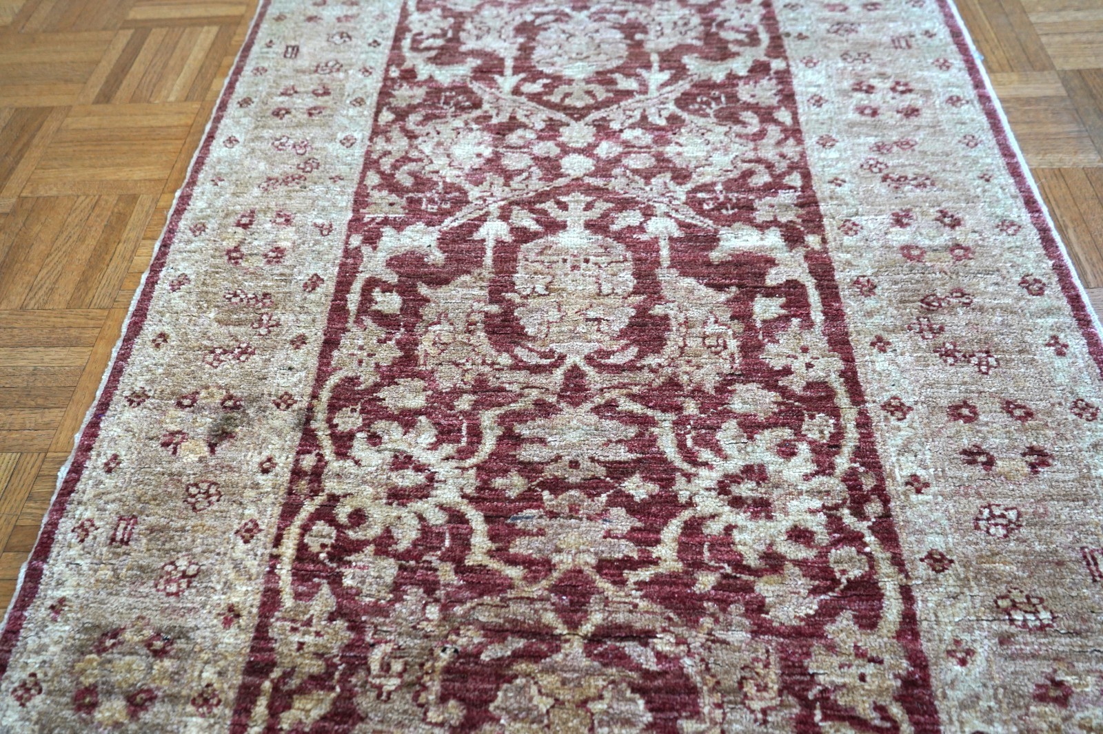 Classic Red Wool Runner 3″ x 12 ft – Rug #86349