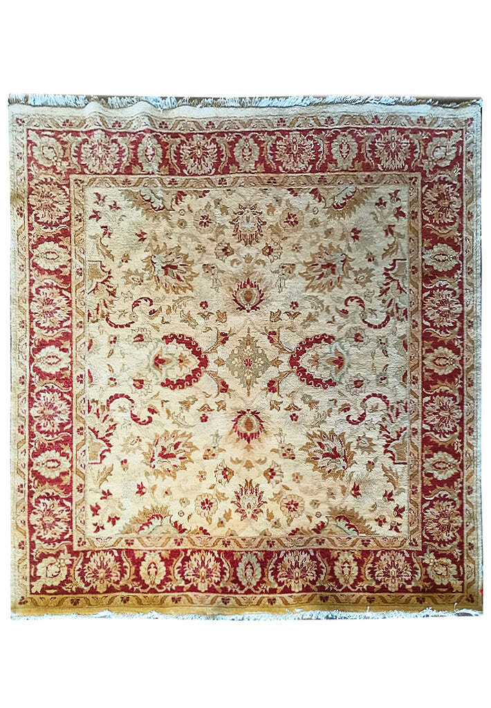6.7 Feet SQUARE Handmade Chobi Rug #PIX-2303