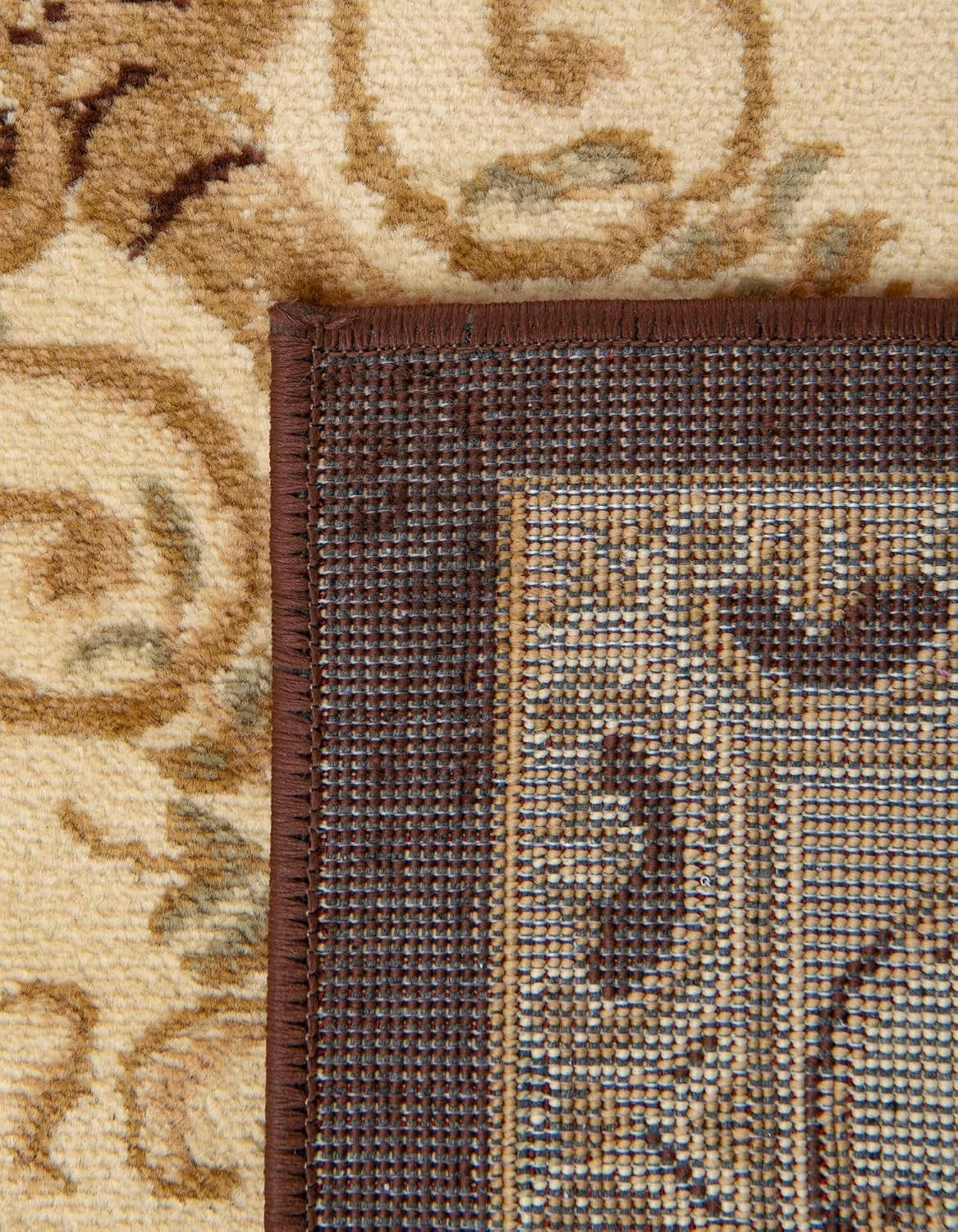 Versailles Collection Henry Runner Rug – Brown/Cream 2’7″ x 10