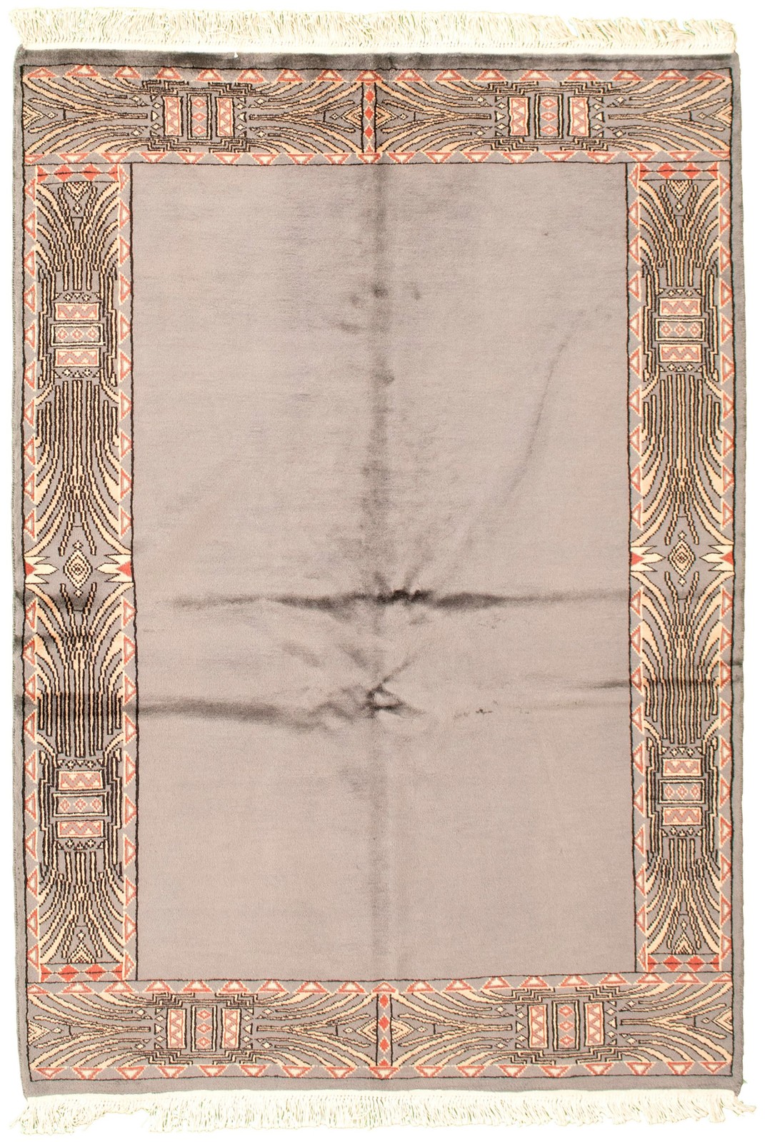Traditional Hand Knotted Oriental Area Rug 4’2″ x 6’2″ Wool Carpet