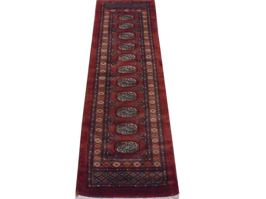 Genuine Red Woven Bokhara Short Hallway Rugs 196 x 64 cm Bokara Rug