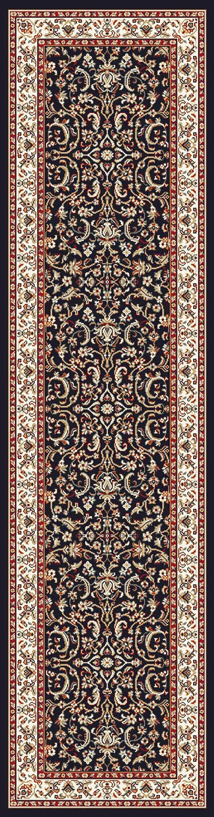 Radici USA Noble Traditional Oriental Floral 2’2″ x 8′ Rectangular Polypropyl…