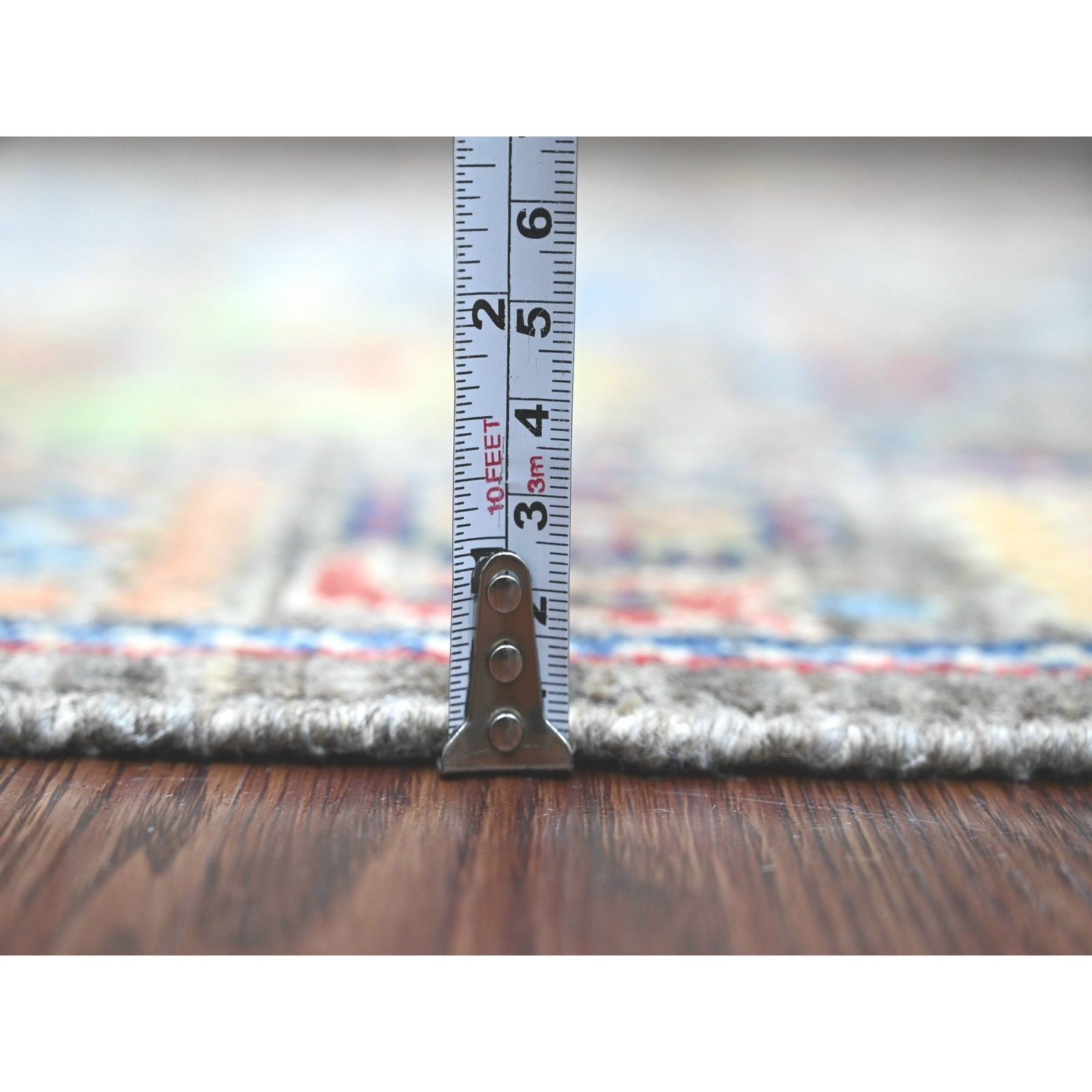 3’1″x5’3″ Nevada Gray Peshawar Ziegler Mahal Design Wool Hand Knotted Rug R20631