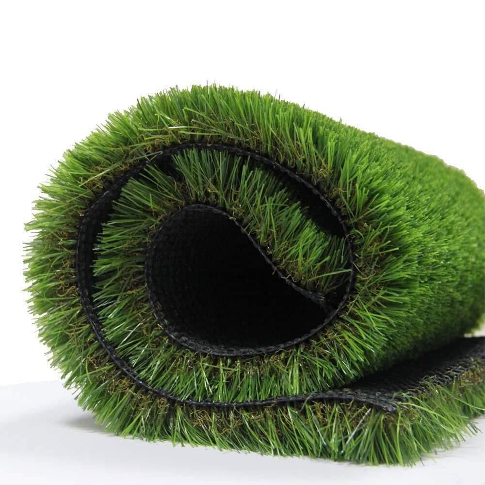 0.8inch Realistic Synthetic Artificial Grass Turf Thick Fake Faux Grass Rug A…