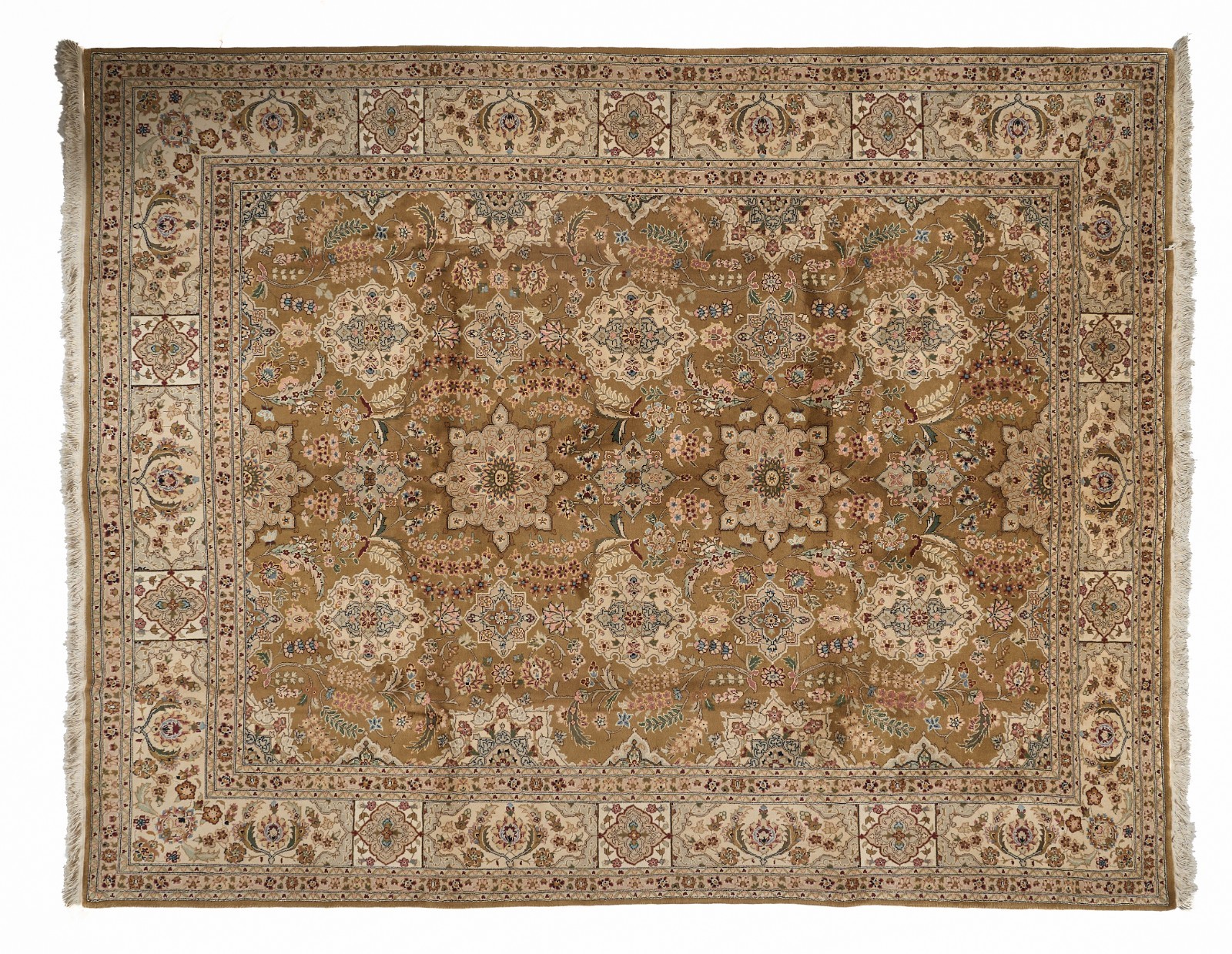 #30016 Fine Hand Knotted 100% Sino-Tabrez Rug Size 8.00-10.00