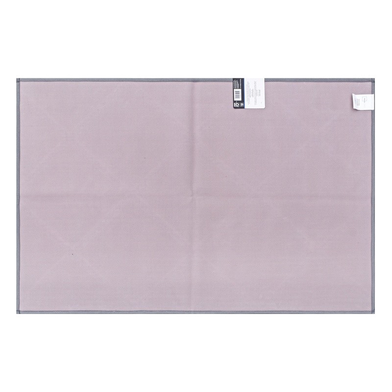 Plush Diamond Indoor Accent Rug Non-Slip Machine Washable Soft Grey 30×45 New