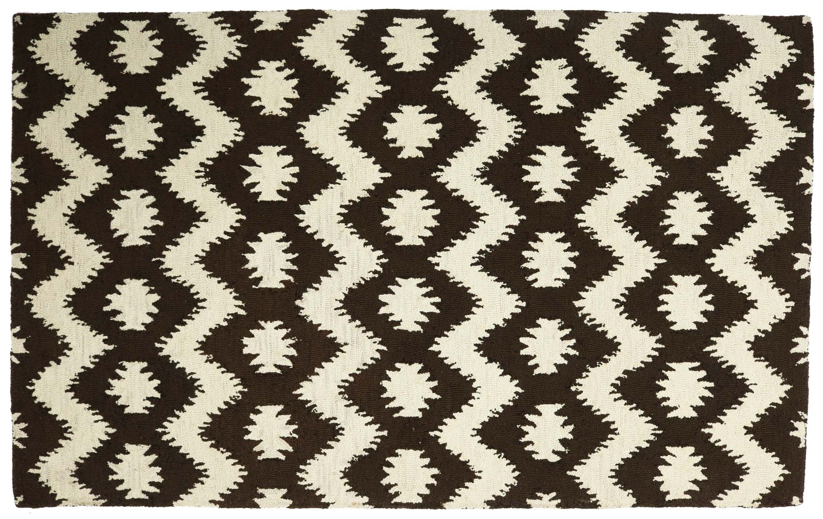 Handcrafted Carpet from Handwork in 160×230 & 100×150 Brown Patterned