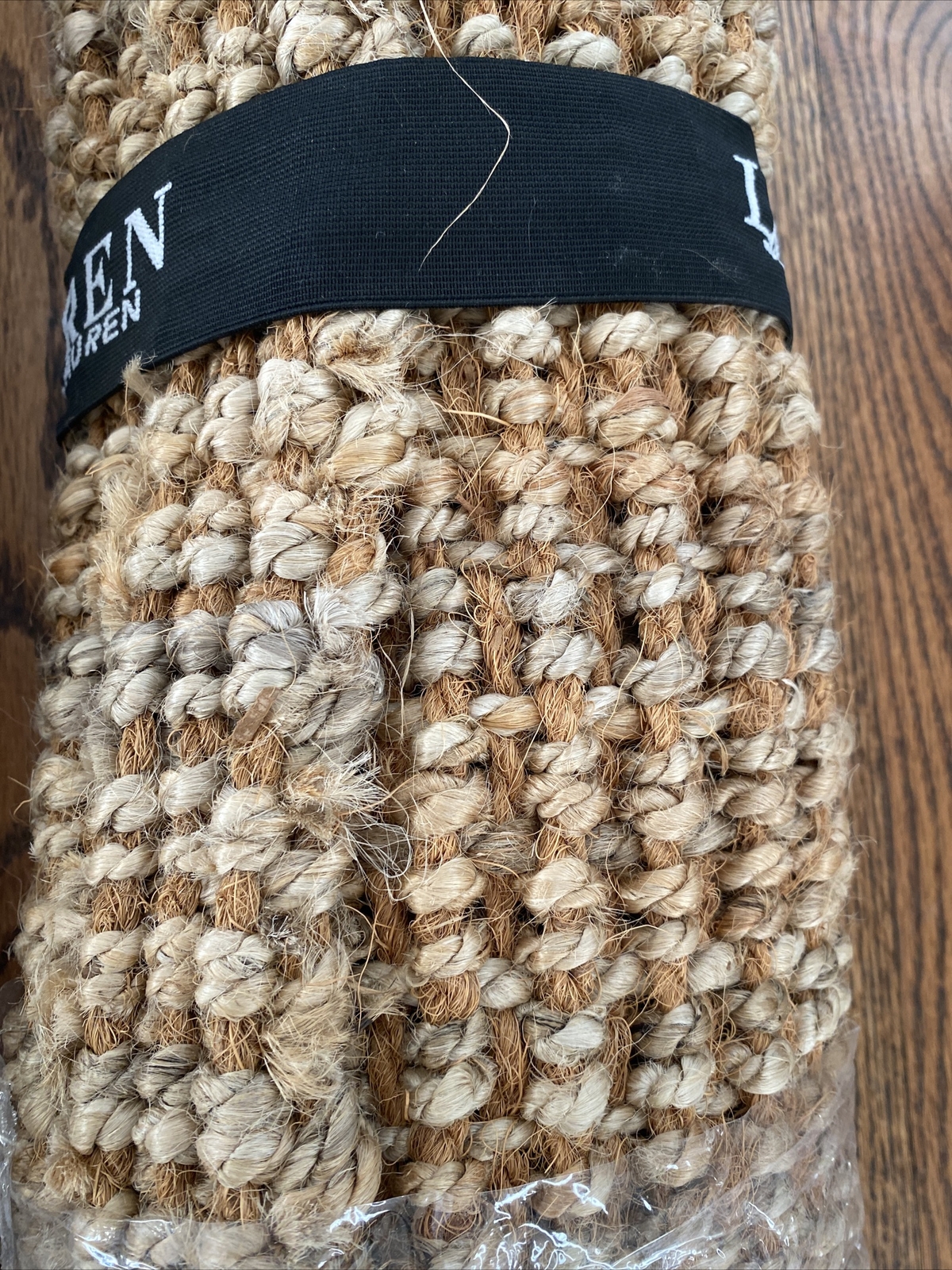 New! RALPH LAUREN Jute Rugs Natural Rectangle 1’10 x 5’ & 2’3 X 3’9 Natural