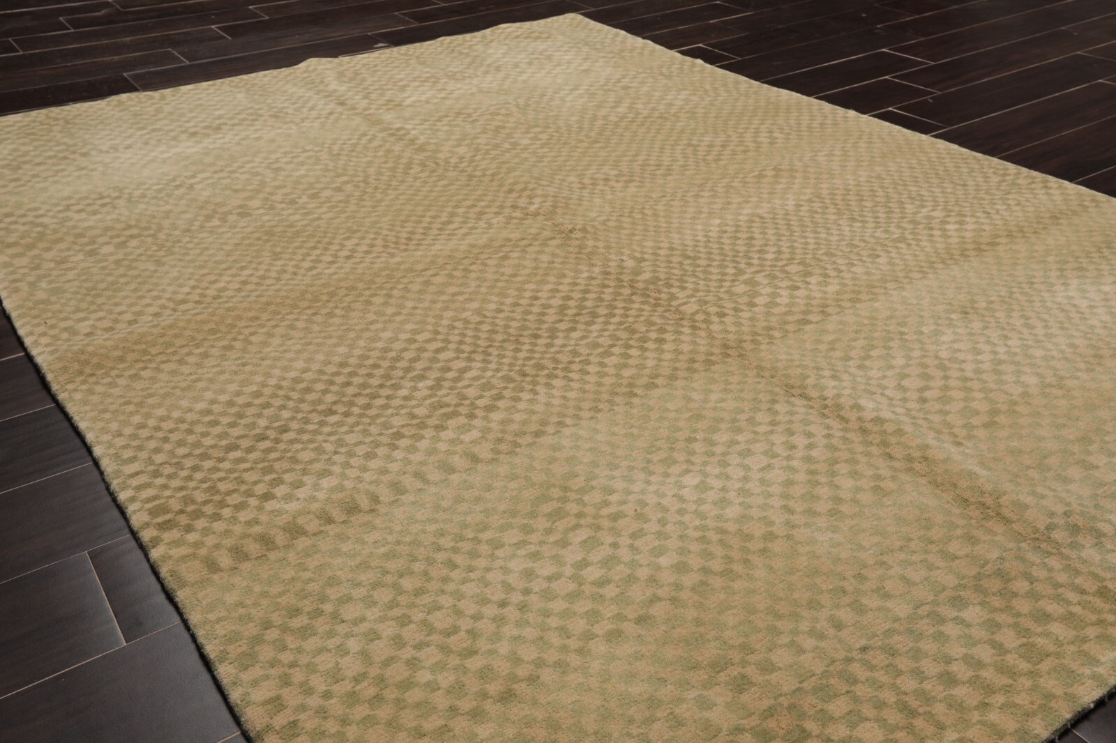 Michaelian & Kohlberg Hand Knotted Swiss Wash Wool Tibetan Area Rug 4’11″x6’10”
