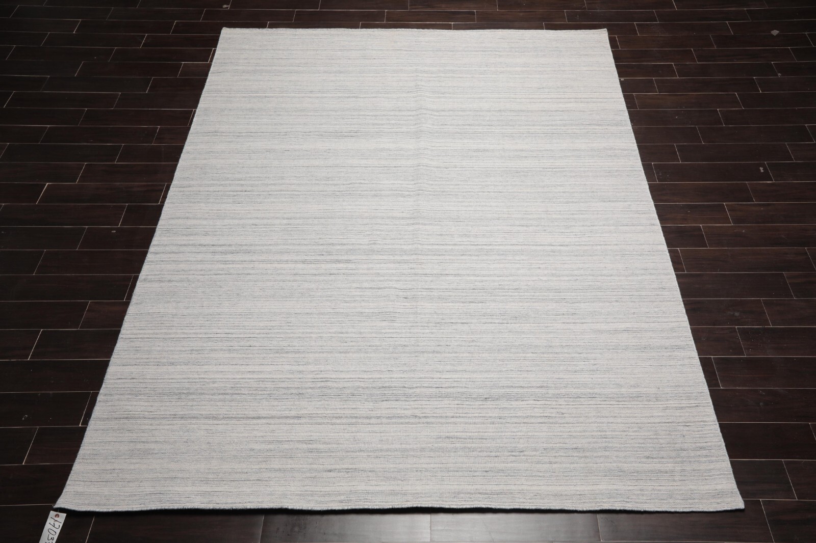Indoor-Outdoor Hand-Woven PET Yarn Modern Reversible Area Rug Off White 8′ x 10′
