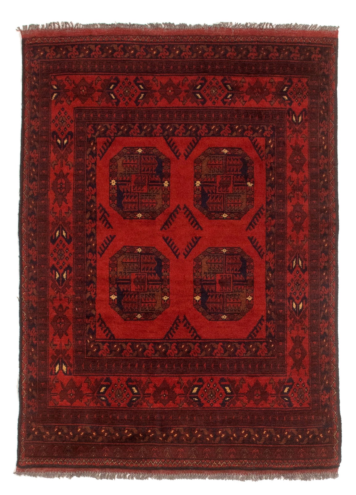3’4″ x 4’8″ Hand Knotted Area Rug Traditional Oriental Wool Carpet