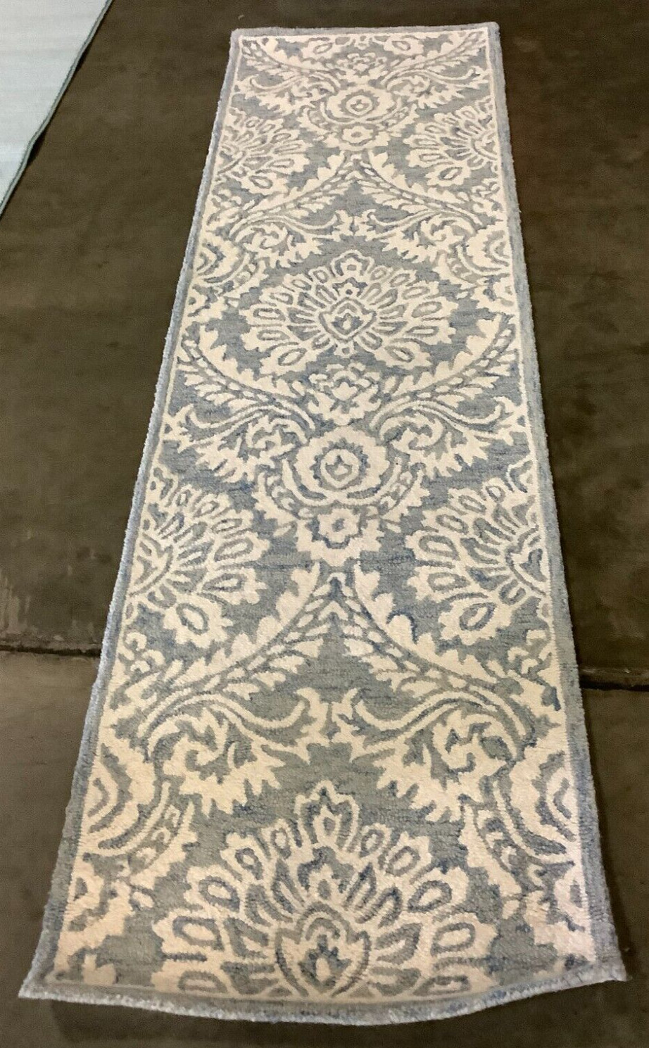 BLUE / IVORY 2′-3″ X 8′ Flaw in Rug, Reduced Price 1172664557 BLM106M-28
