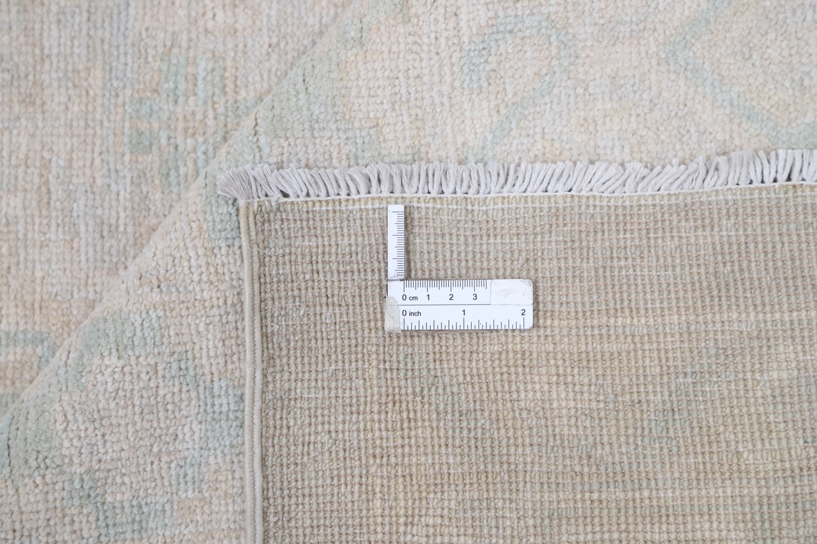 11.6×14 ft Traditional Handmade Blue & Beige Oversized Rug. Living Room Carpet