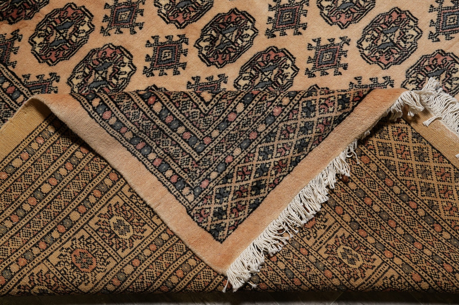 10 x 14 New Bokhara Rug Pakistan Beige #F-4597