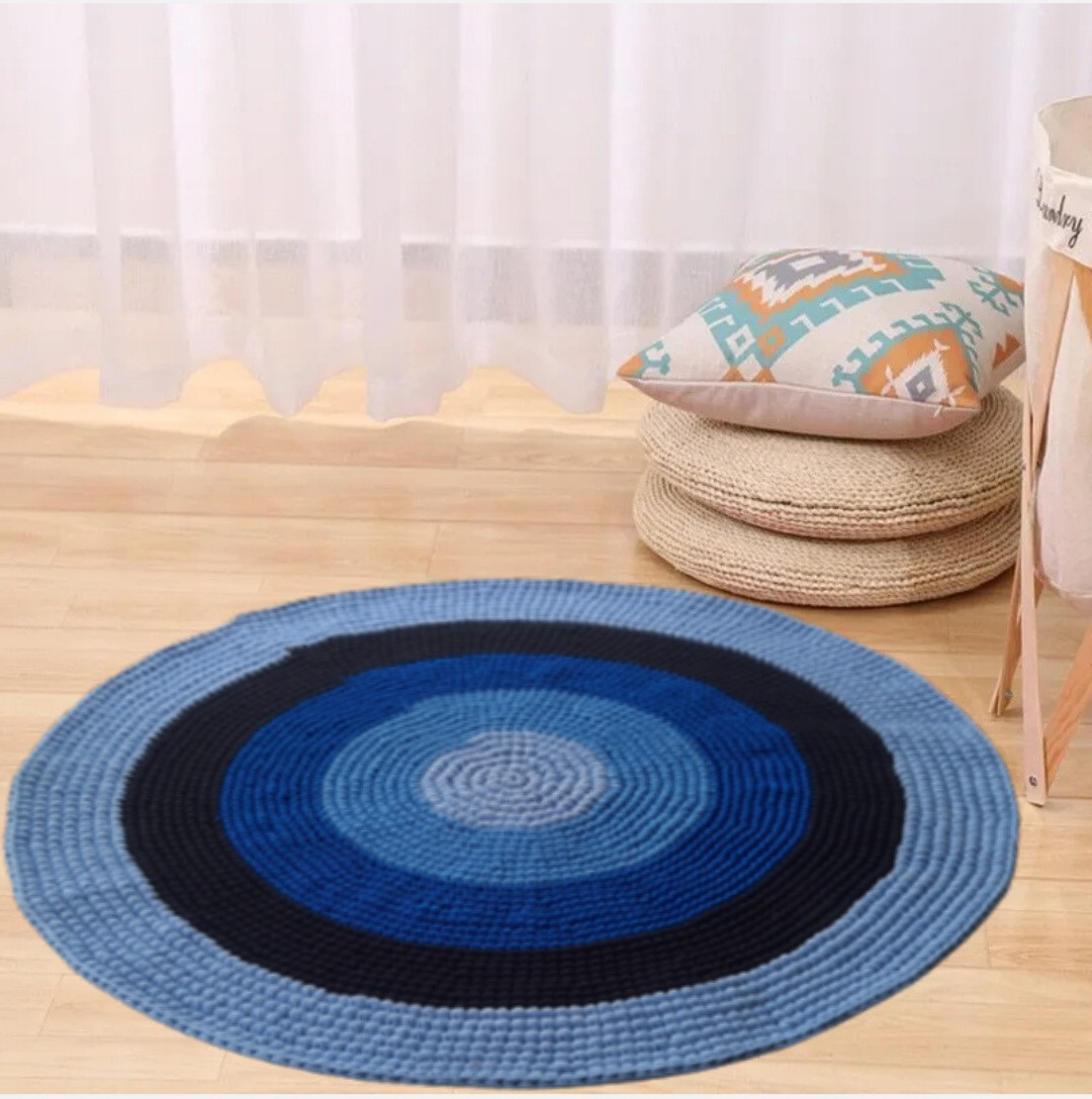 Large Traditional 3’x3′ Round Area Rug Area Rugs 3’x3′ Carpet 3×3 Living Room