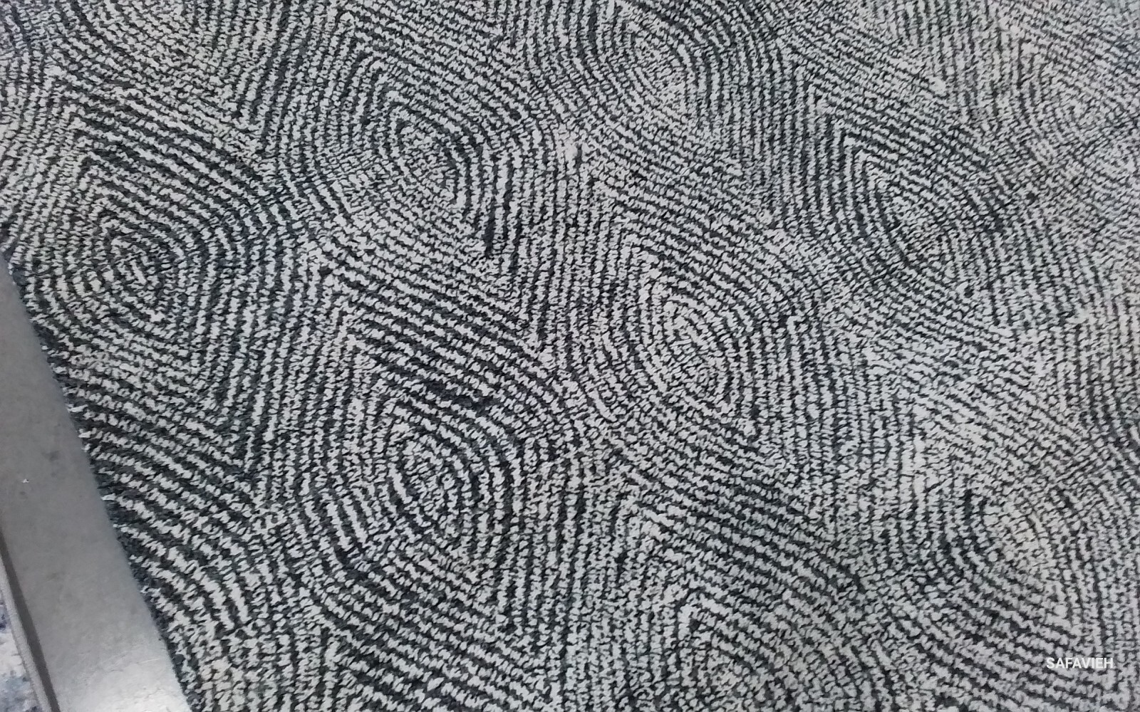 IVORY / CHARCOAL 10′-0″ x 14′-0″ Cut on Rug Reduced Price 1172772304 ABT340H-10