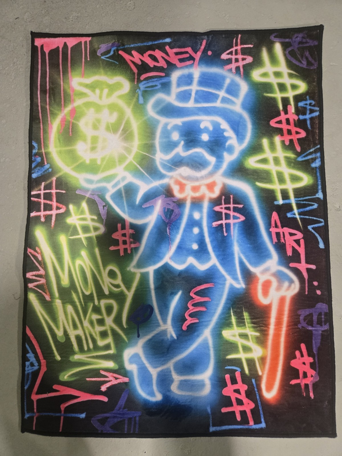 Neon Monopoly Soft Area Rug 22×30