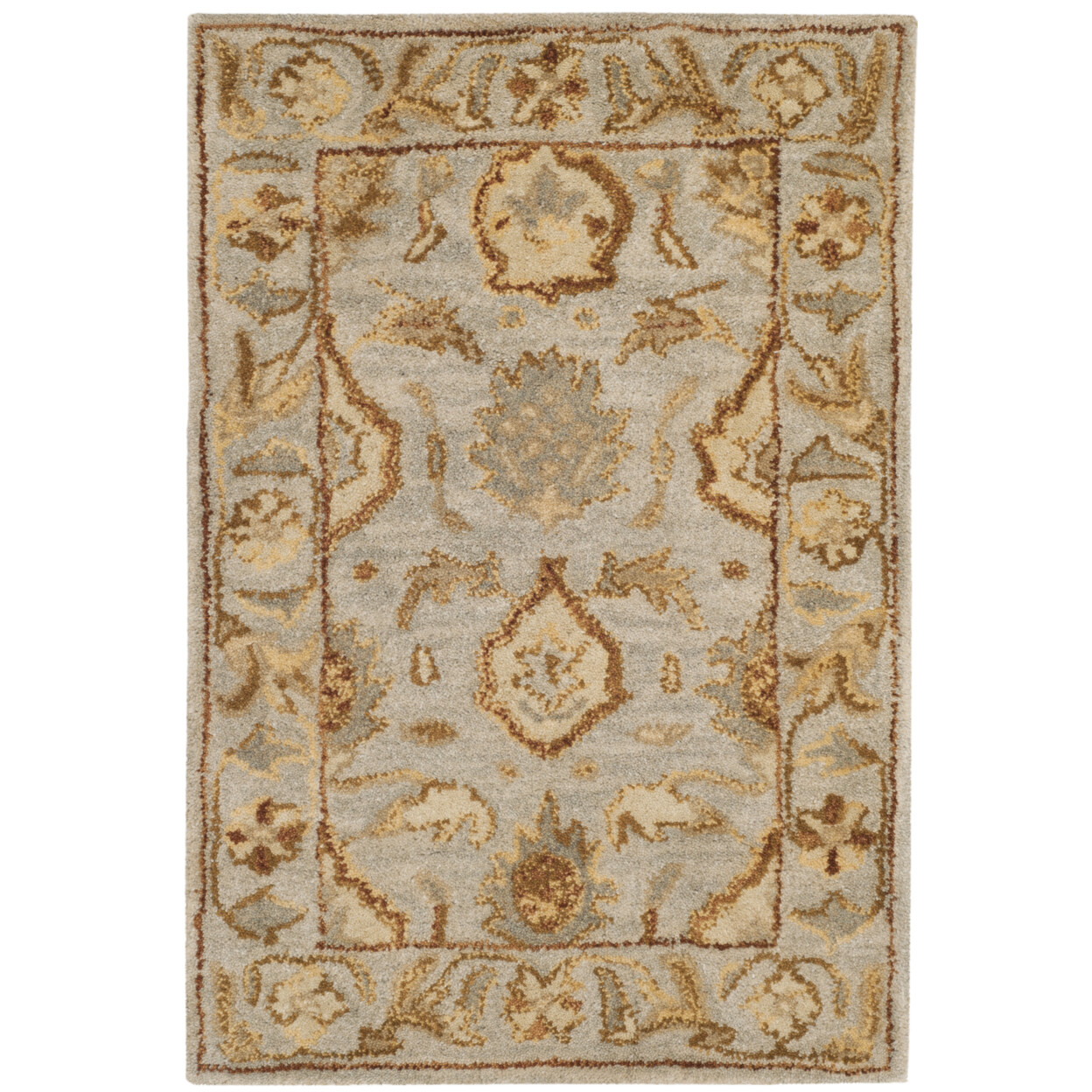 SAFAVIEH Antiquity AT60A Handmade Light Grey Rug