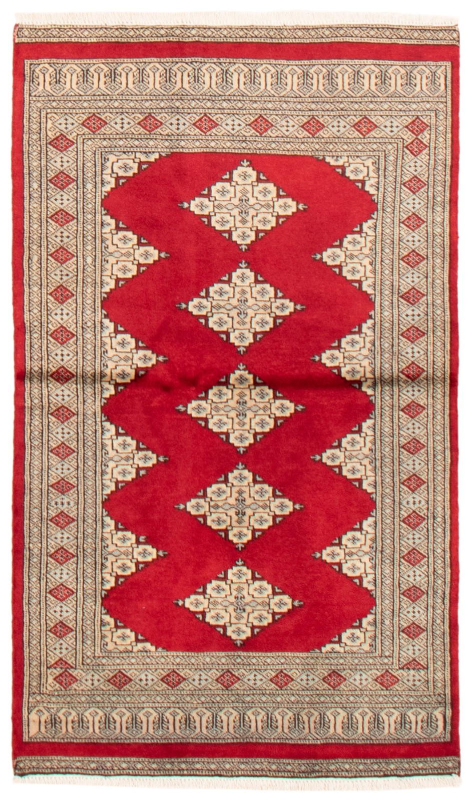 Traditional Hand-knotted Carpet 2’11” x 5’0″ Wool Oriental Area Rug