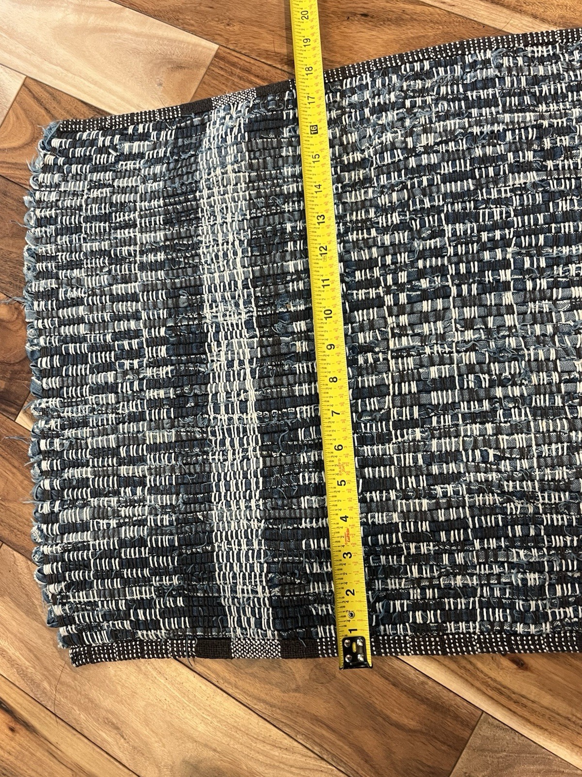 3 Handwoven Denim Rugs