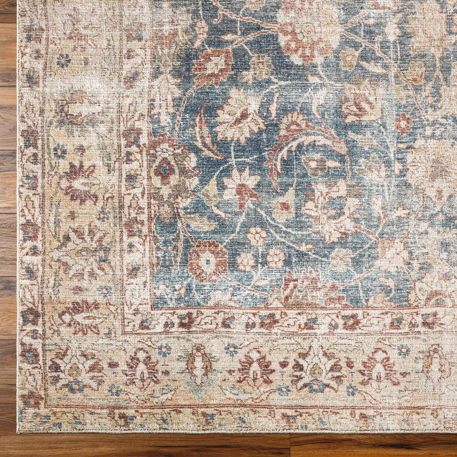 X Becki Owens Marlene Vintage Medallion Area Rug 22 X 39 Blue