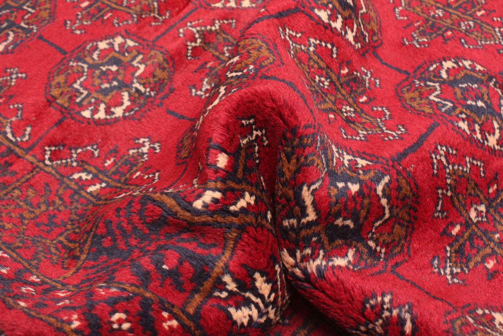Vintage Hand-Knotted Area Rug 3’8″ x 6’7″ Traditional Wool Carpet
