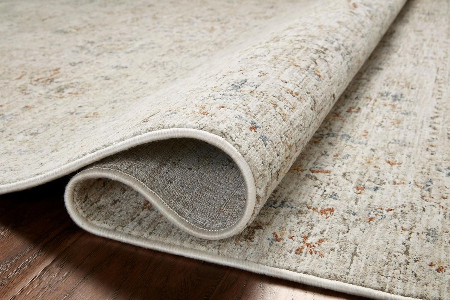 Loloi Honora Collection 5’3″ x 7’9″ Area Rug in Bone/Multi by Amber Lewis