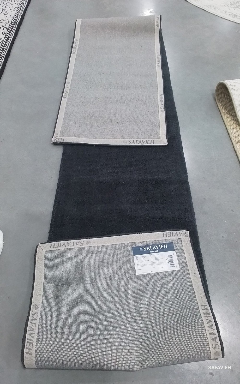 BLACK 2′-3″ x 14′-0″ Flaw in Rug, Reduced Price 1172795631 HIM610C-214