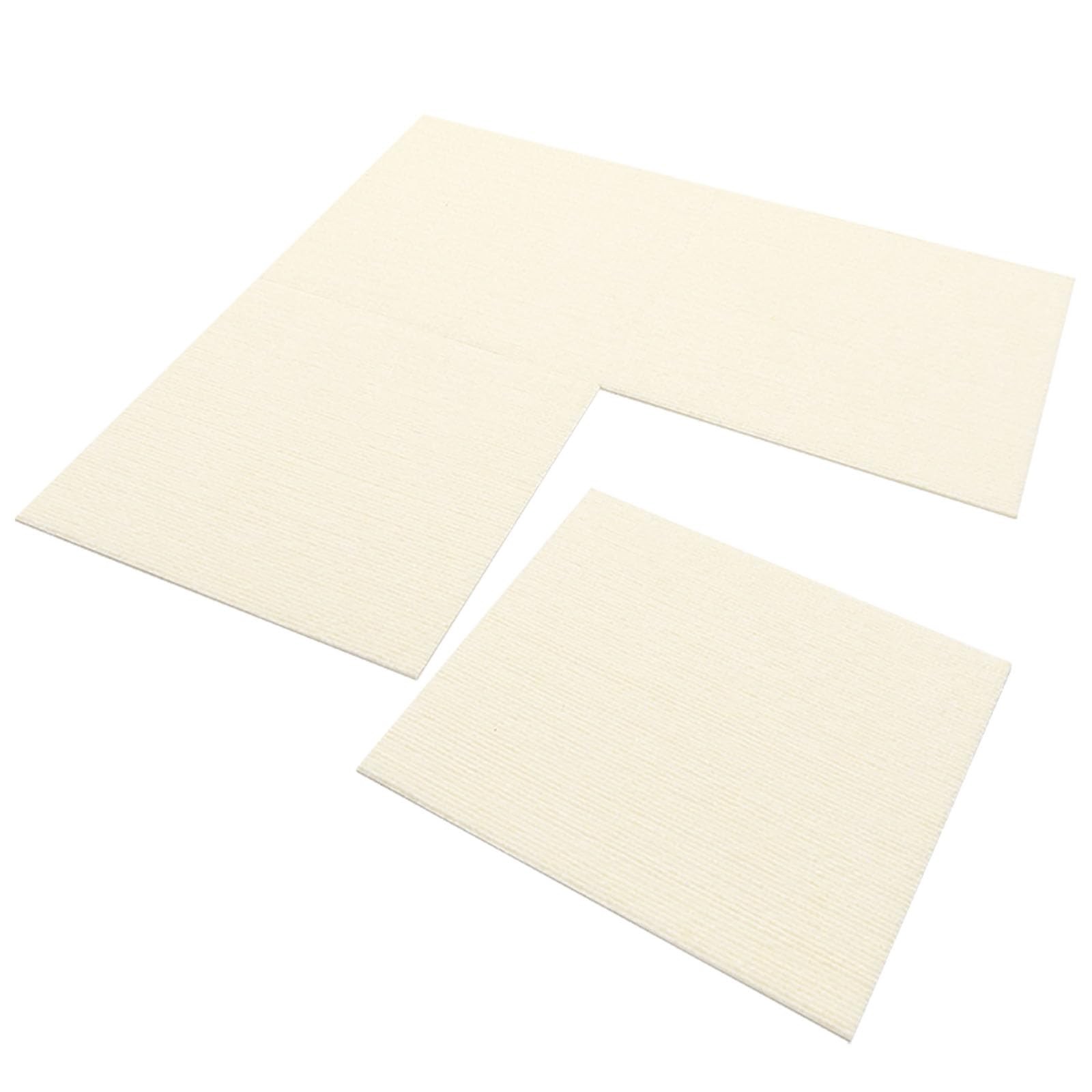 Sanko Sanko Non-Slip Tile Carpet 30x30cm Ivory 4-Piece Set Carpet Type Easy-to-I