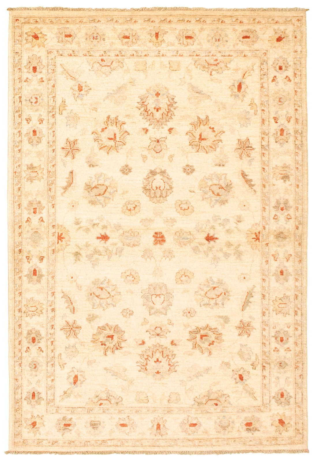 Traditional Hand Knotted Oriental Area Rug 3’10” x 6’0″ Wool Carpet