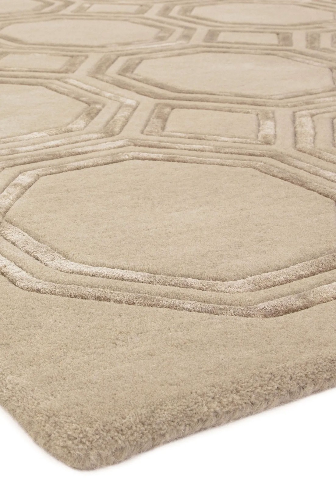 Nexus Modern Wool Rug – Premium Hand Tufted Carpet with Detailed Hand Carved