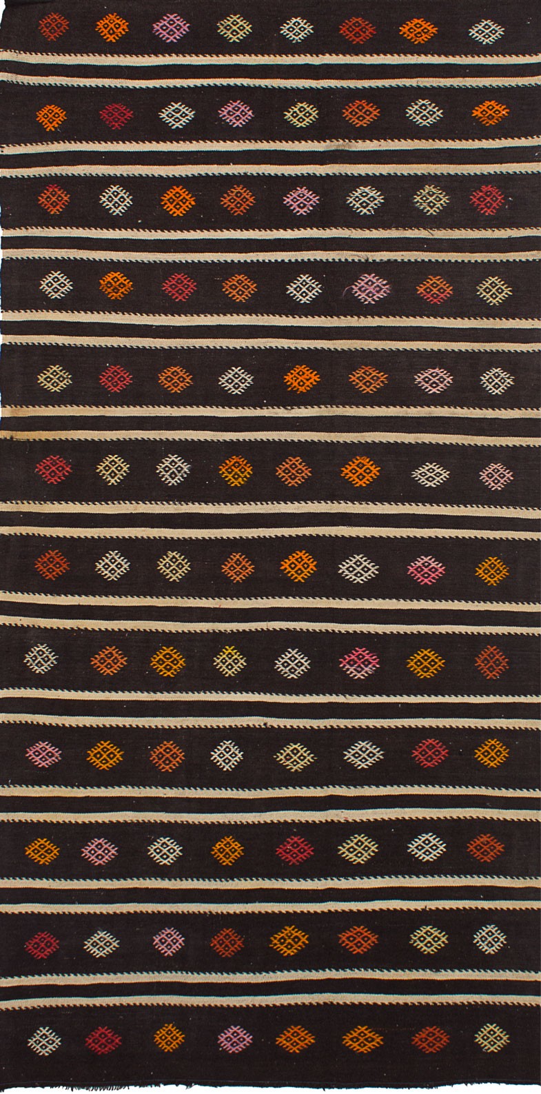 Vintage 5’6″ x 11’6″ Traditional Wool Hand Woven Oriental Area Rug