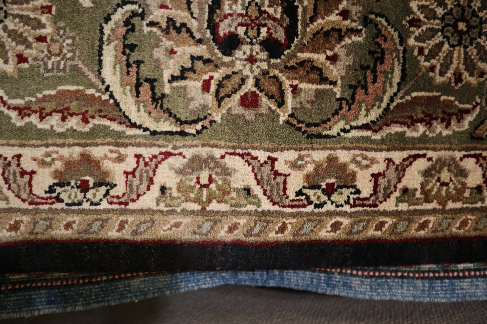 9 x 12 Feet Jaipur Hand Knotted Oriental Wool Vegetable Dye Area Traditional Rug