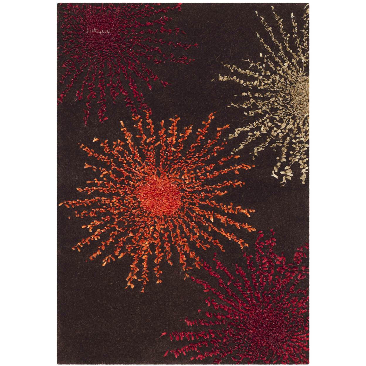 SAFAVIEH Soho SOH712B Handmade Brown / Multi Rug