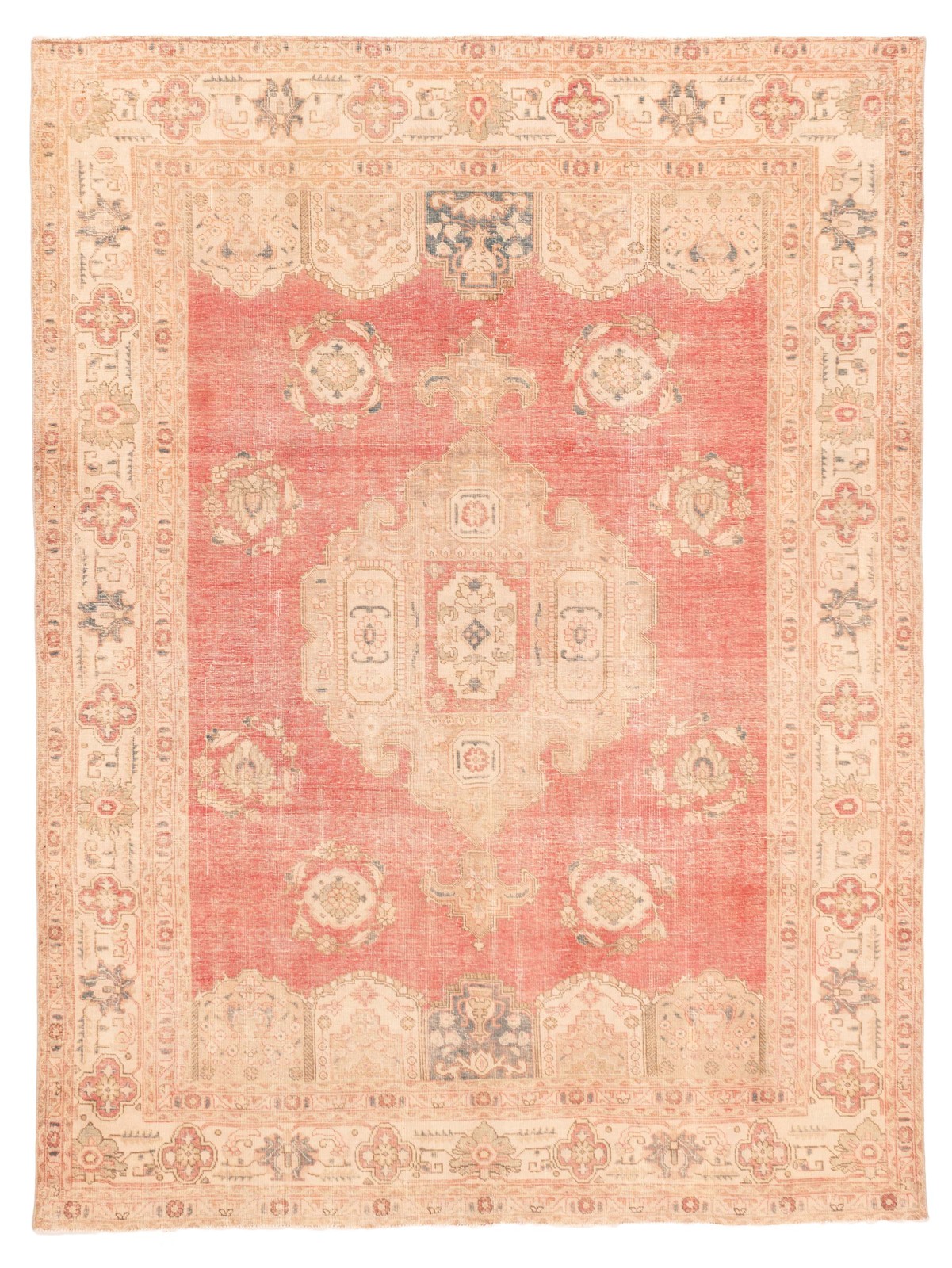 Traditional Vintage Hand-Knotted Area Rug 8’1″ x 10’9″ Oriental Wool Carpet