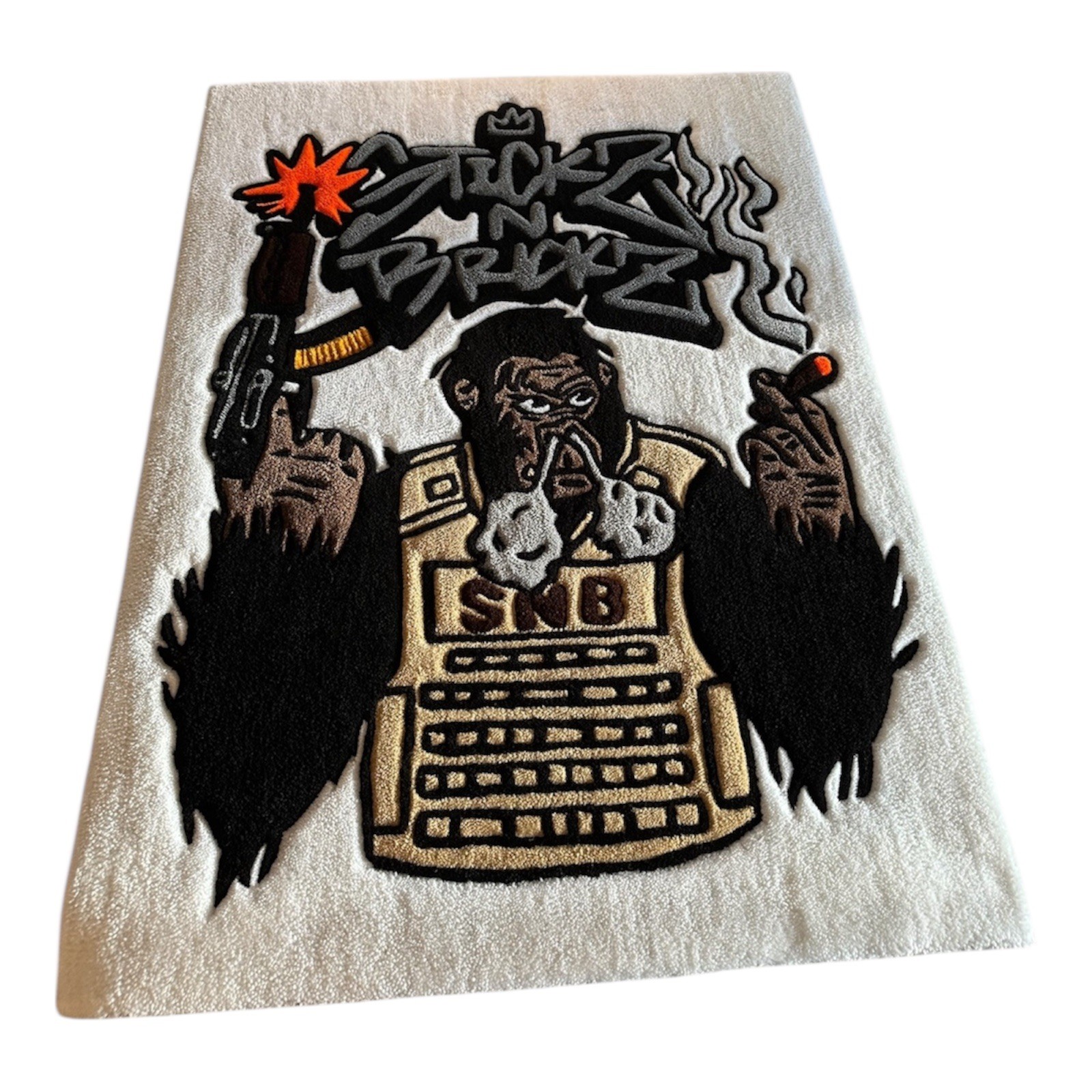 Custom Logo Rug (example pic) I can create anyone’s Logo Into a rug