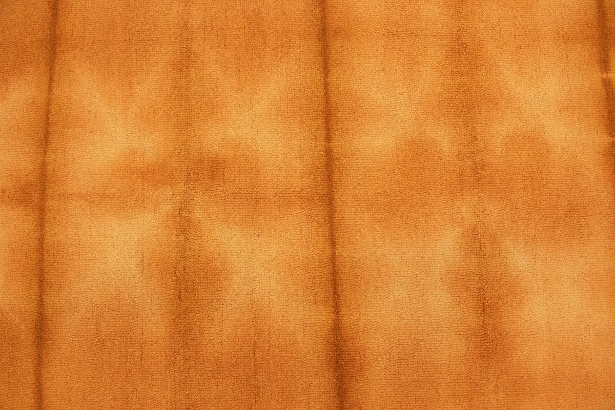 Orange Hand-Tufted Tie-Dye Abstract Rug Modern Room Decor Carpet 5×8 ft