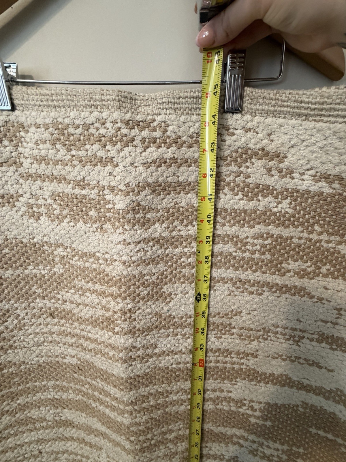 BEIGE / NATURAL 45’ X 26.5’ Woven Area Rug Unbranded NEW NO TAGS NO WOOL