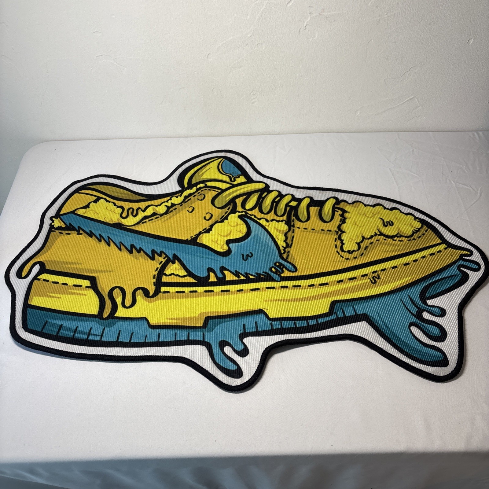 Nike Shoe Shaped Rug 30in X 19in