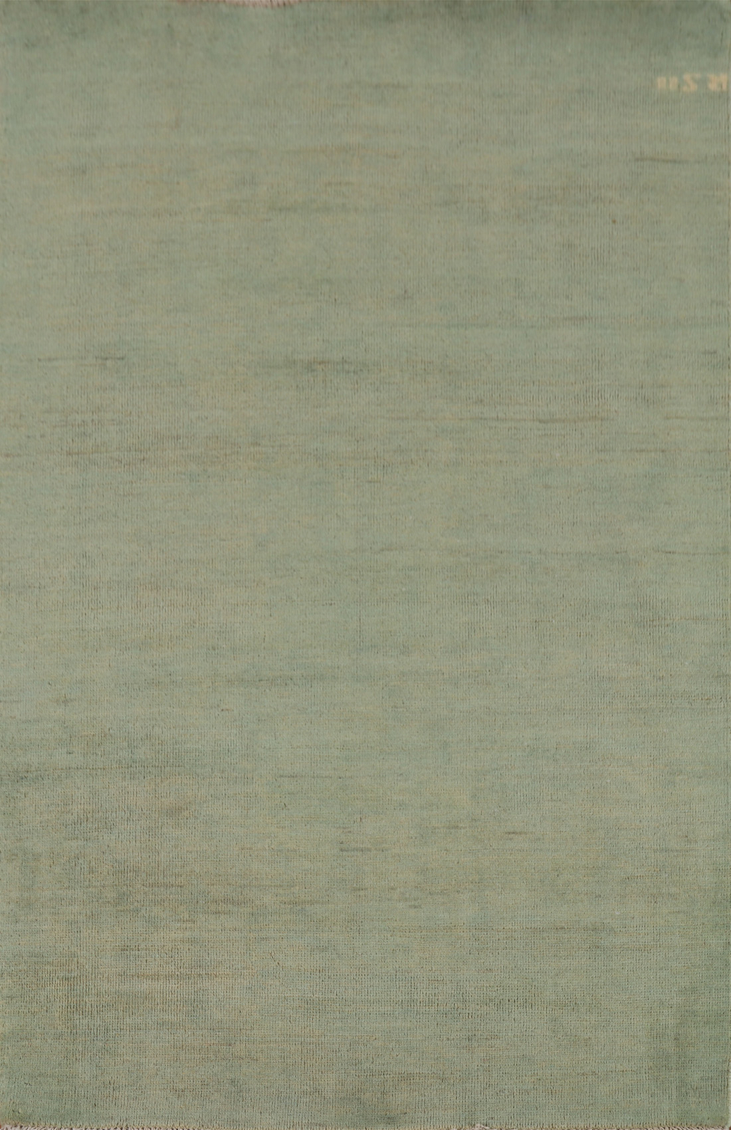 Handmade Gabbeh Solid Design Wool Modern Rug – Green” 4×6 ft