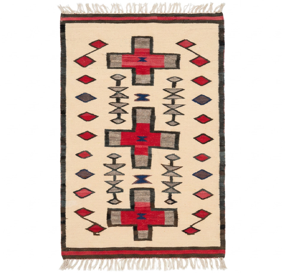 Mexican Southwest Boho Wool Rug Turkish Aztec Kilim Rug Handwoven Navajo Rugs