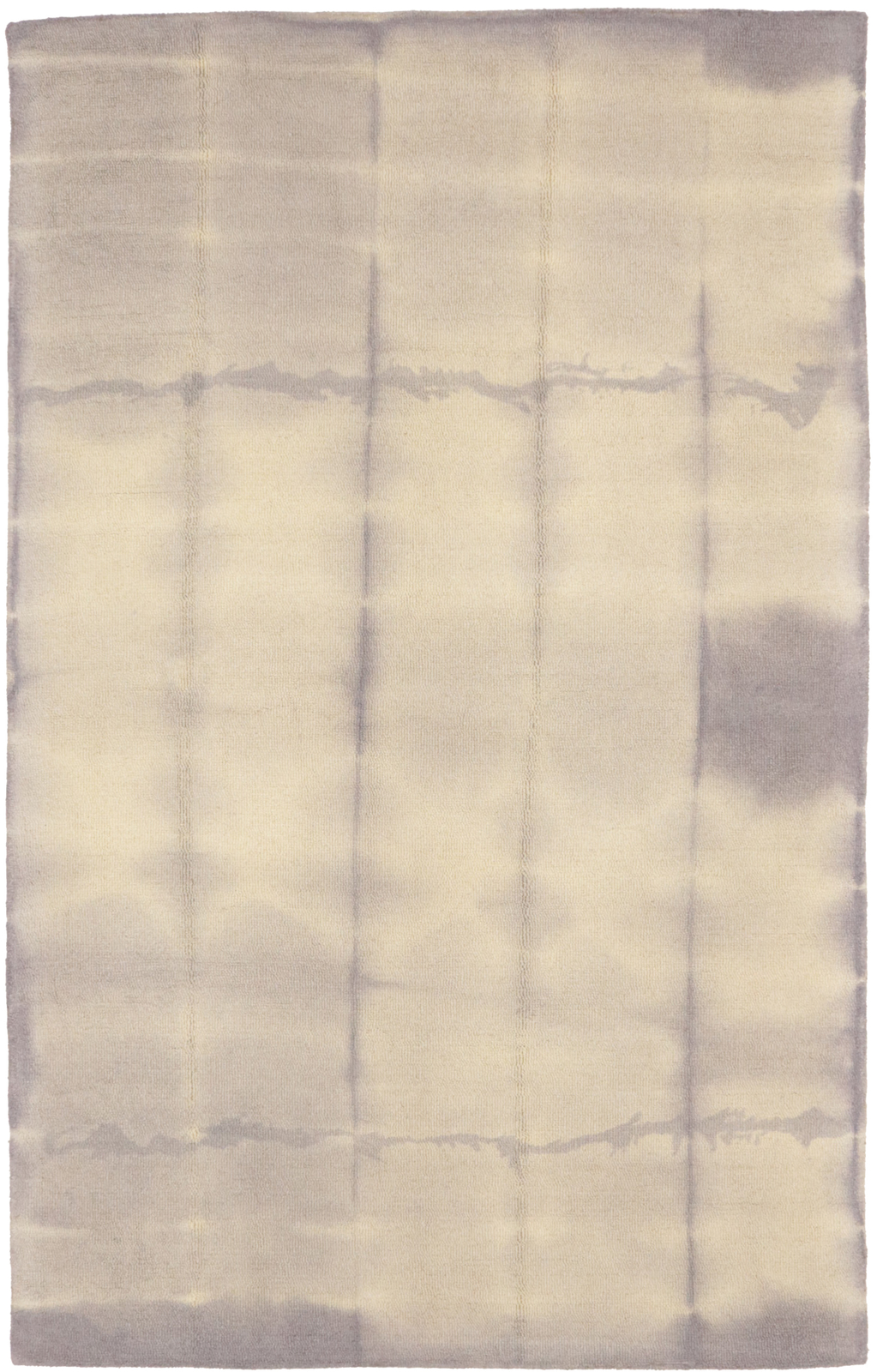 Mauve Abstract Tie-Dye Design 5X8 Hand-Tufted Modern Rug Kids Bedroom Carpet