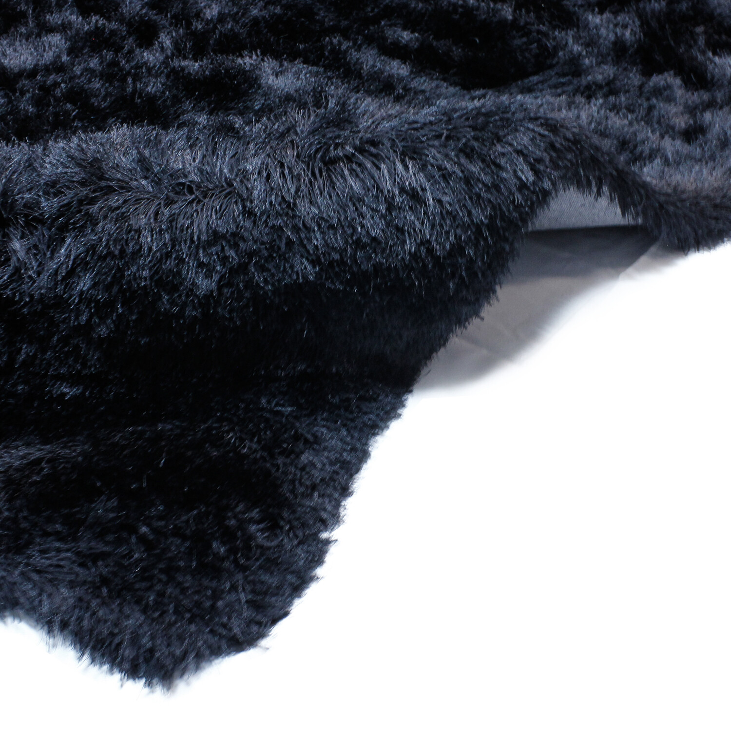 Glorious 5×7 Area Rug Fluffy Fuzzy Shaggy Solid Modern Shag Carpet Black