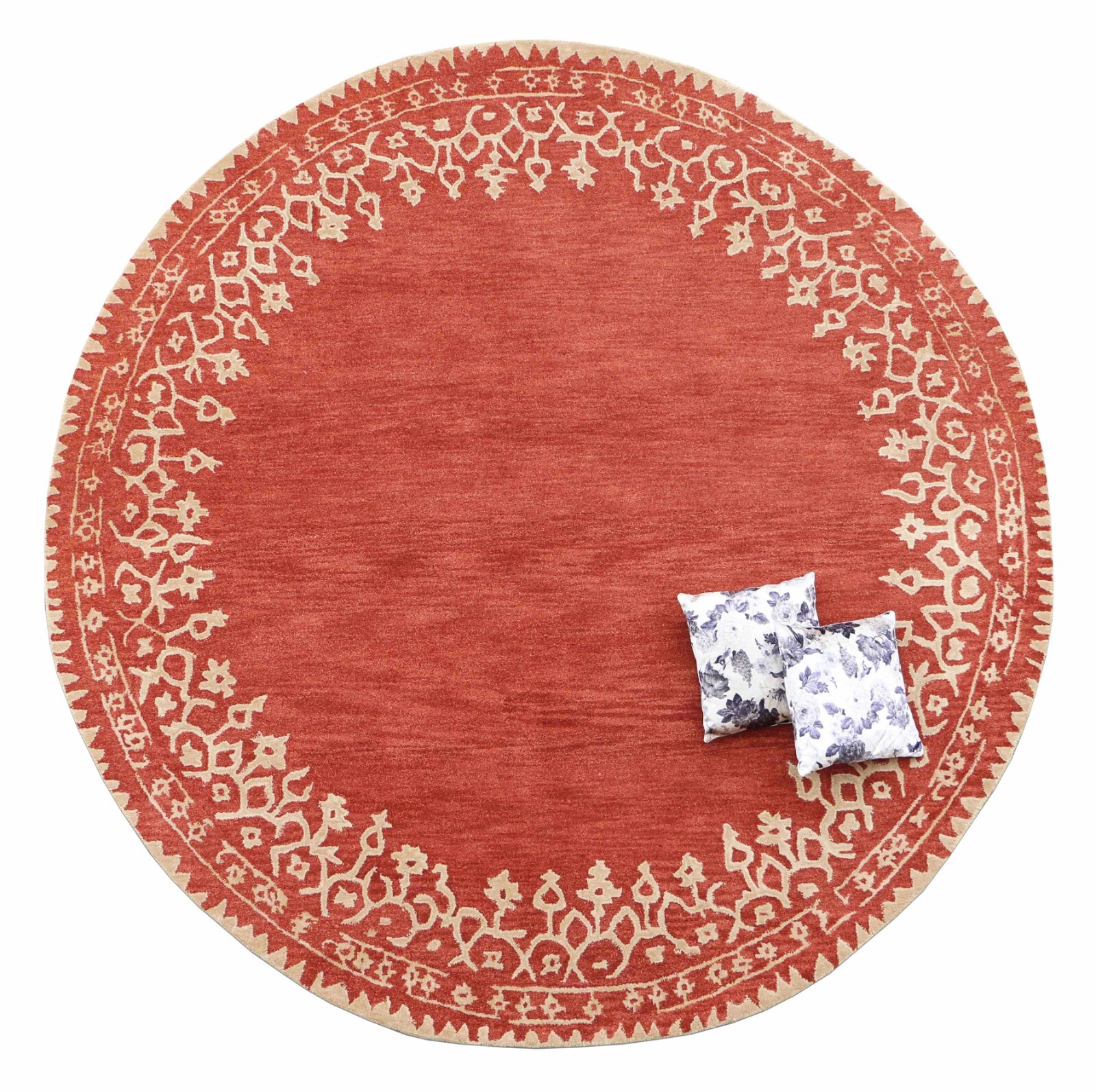 Womens Weavers new Desa Red handmade Tufted Wool Rug (No Additional Fees)