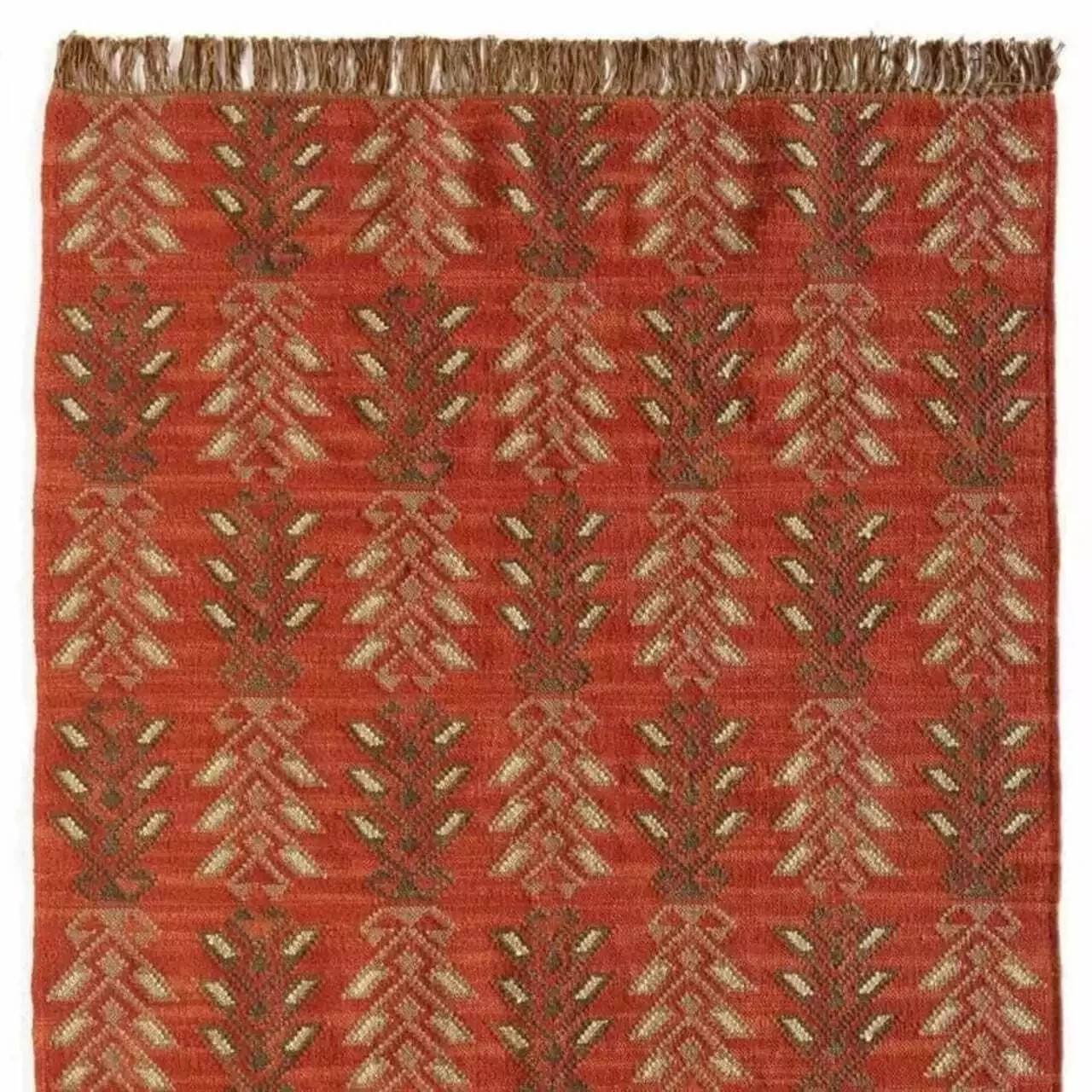 Rugs & Carpets Handmade Jute Wool Area Rug Reversible Floor Kilim Runner Carpet