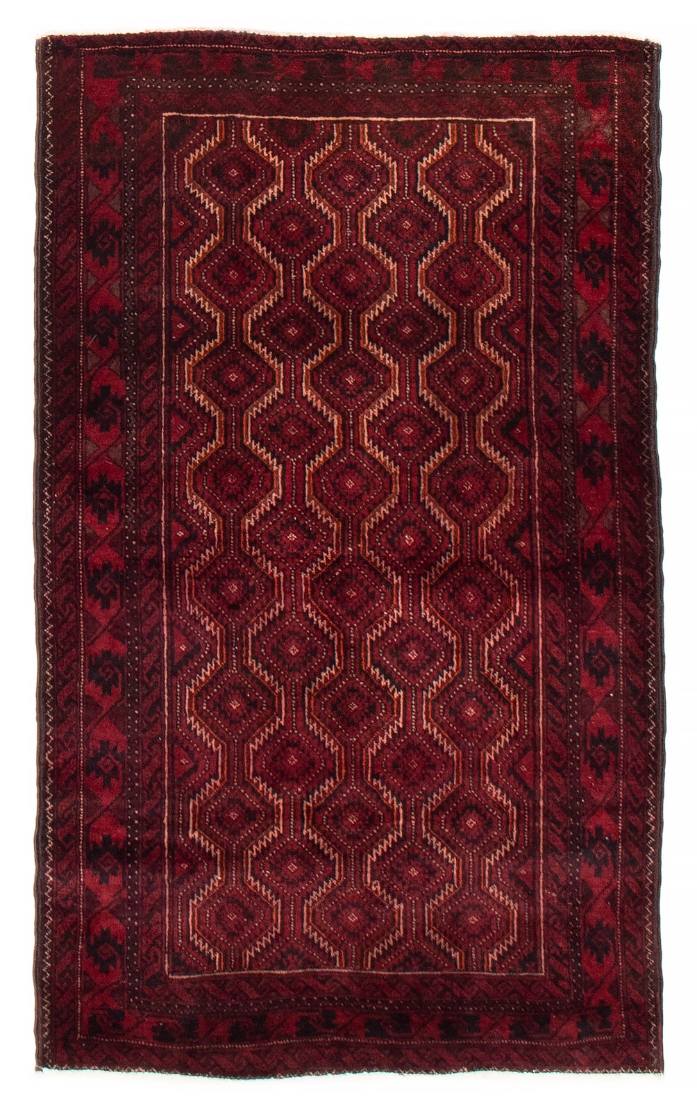 Vintage Traditional Hand-Knotted Area Rug 3’5″ x 5’8″ Oriental Wool Carpet