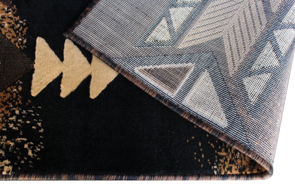 Concord Global Trading South West Native American Area Rug Design C318 Black 8